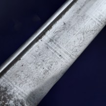 British 1827 Pattern Pipeback Rifle Officers Sword, Kings Royal Rifle Corps (60th Rifles) 18